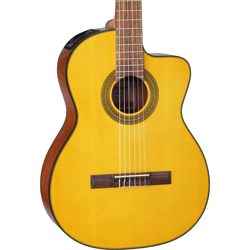 Акустическая гитара Takamine GC1CE Nylon String Acoustic Electric Guitar - Natural акустическая гитара takamine signature jj325src john jorgenson 6 string acoustic electric guitar