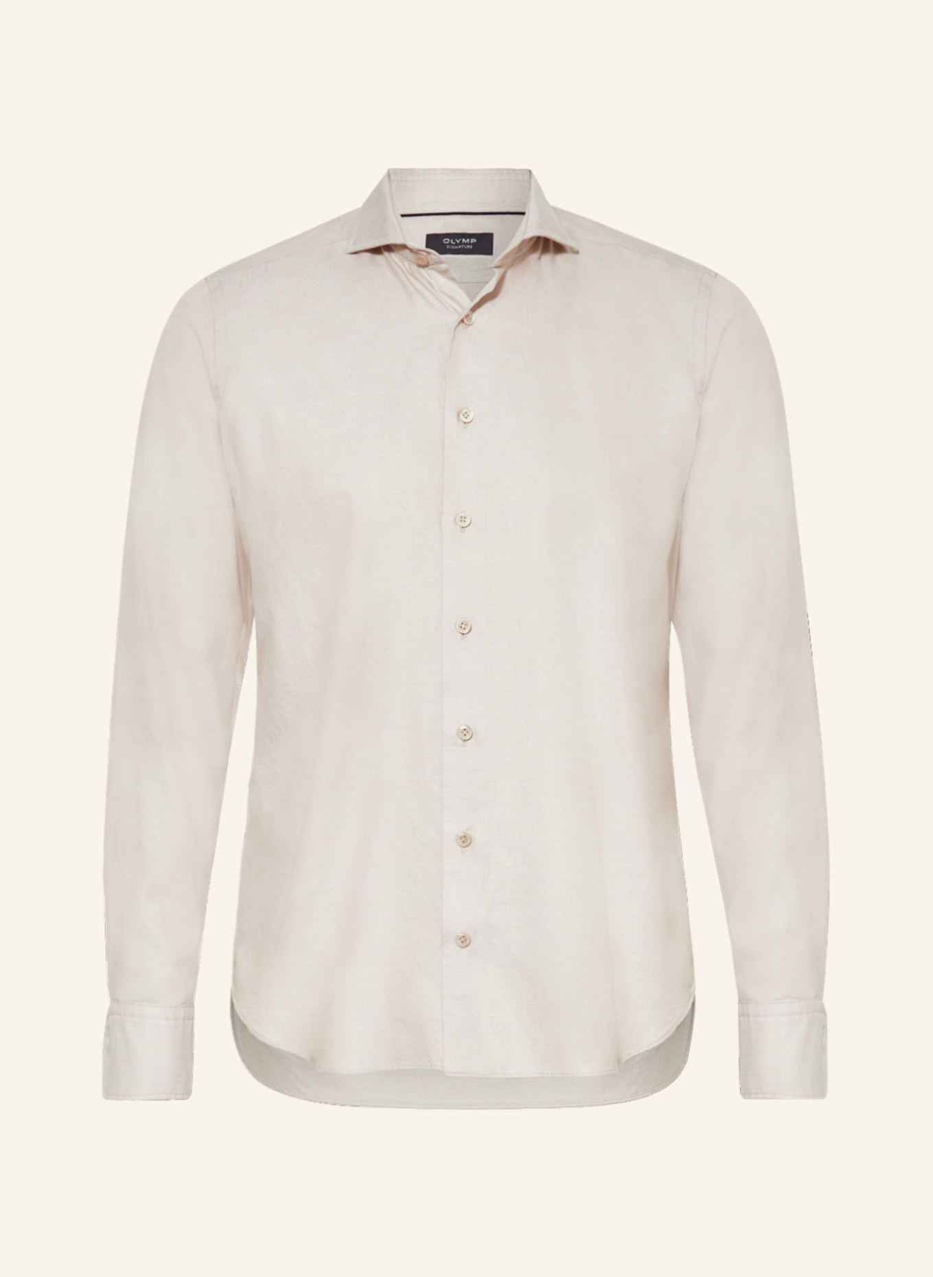 Рубашка OLYMP SIGNATURE Casulal Fit, светло-коричневый