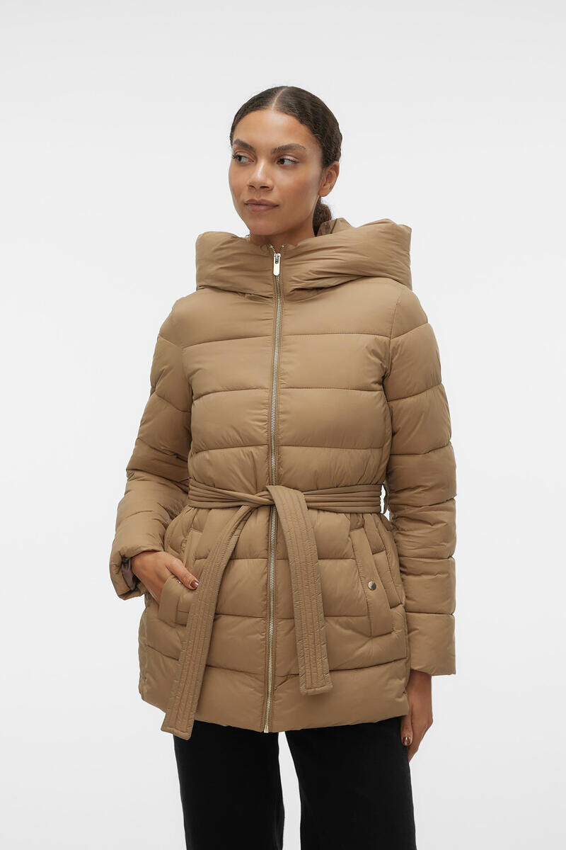 

Стеганое пальто Vero Moda, коричневый