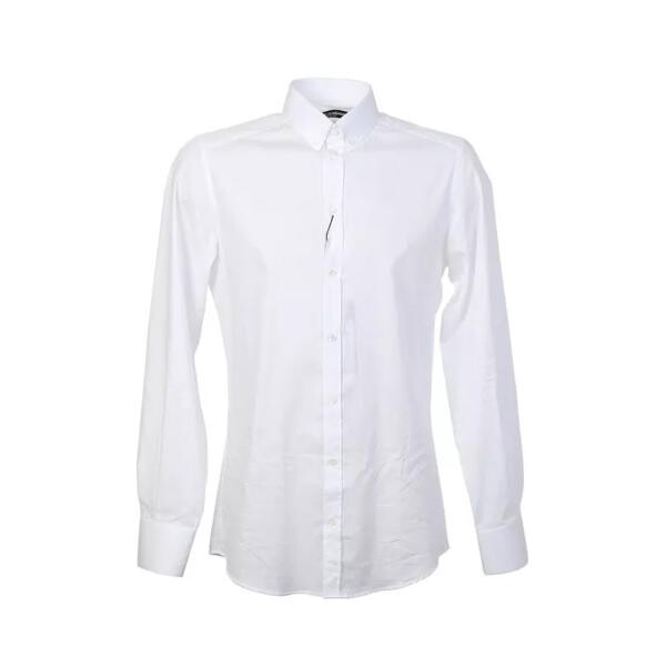 

Футболка textured cotton shirt Dolce&Gabbana, белый