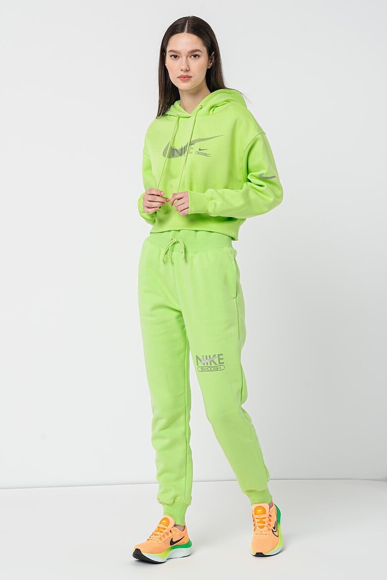 

Укороченное худи с логотипом Swoosh Nike, зеленый