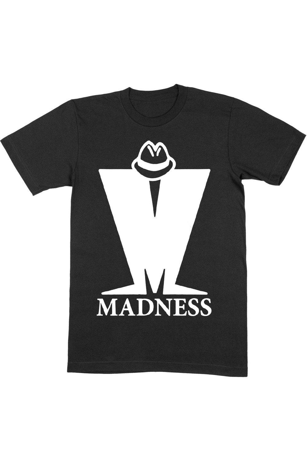 Хлопковая футболка с логотипом Madness, черный мужская футболка madness s черный