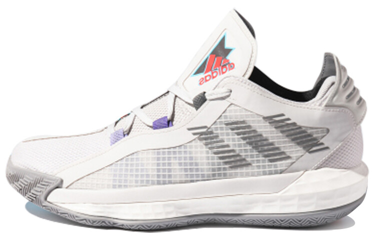 

Adidas Dame 6 Gca — набор Playoff Grey One/Grey Three/Bright Cyan