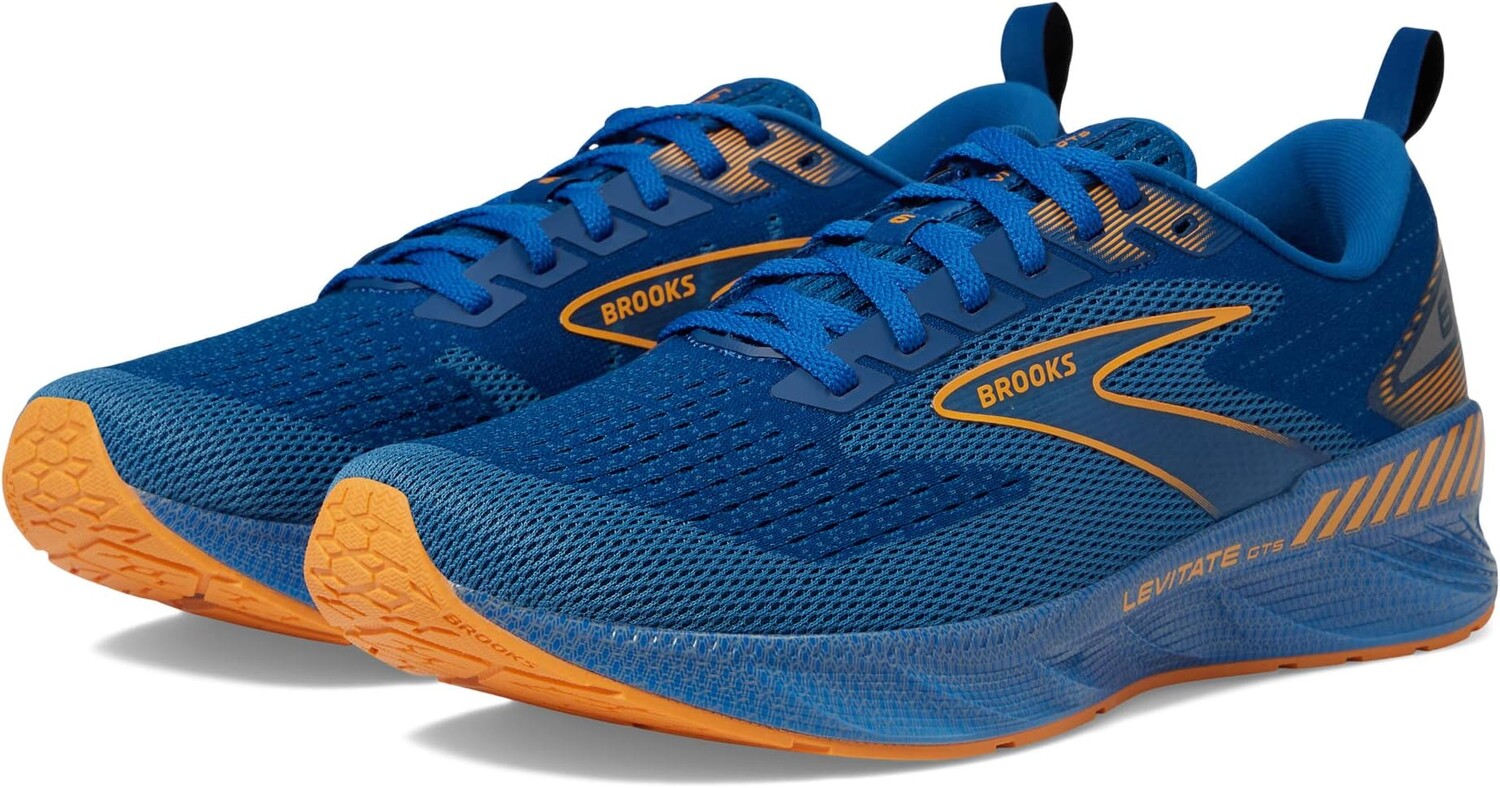 

Кроссовки Levitate GTS 6 Brooks, цвет Classic Blue/Orange