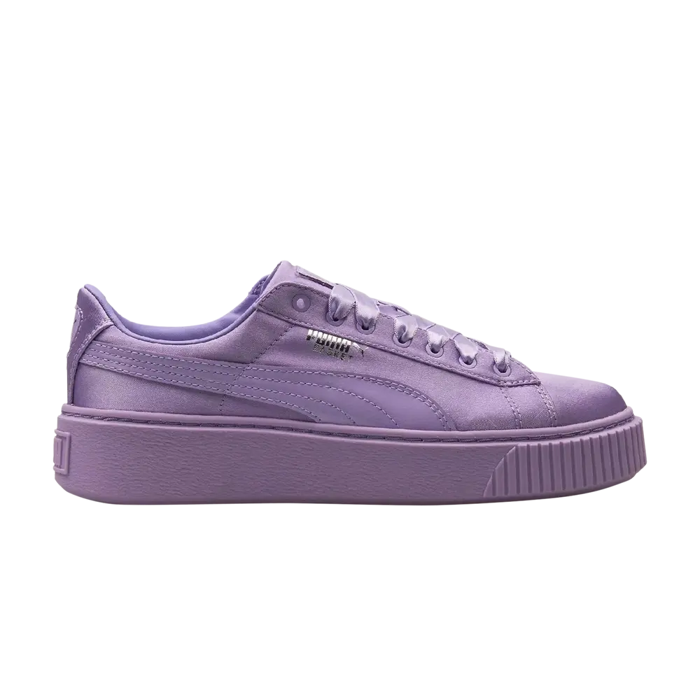 

Кроссовки Basket Platform Tween Jr Puma, фиолетовый