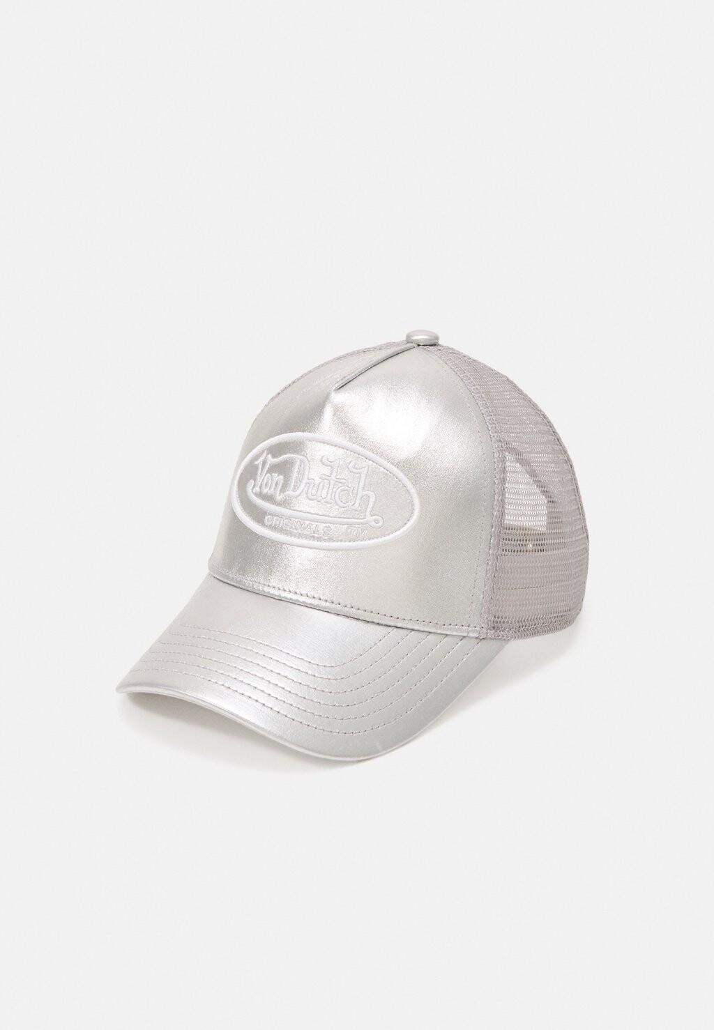 

Бейсболка TRUCKER ADELAIDE UNISEX Von Dutch, цвет silver