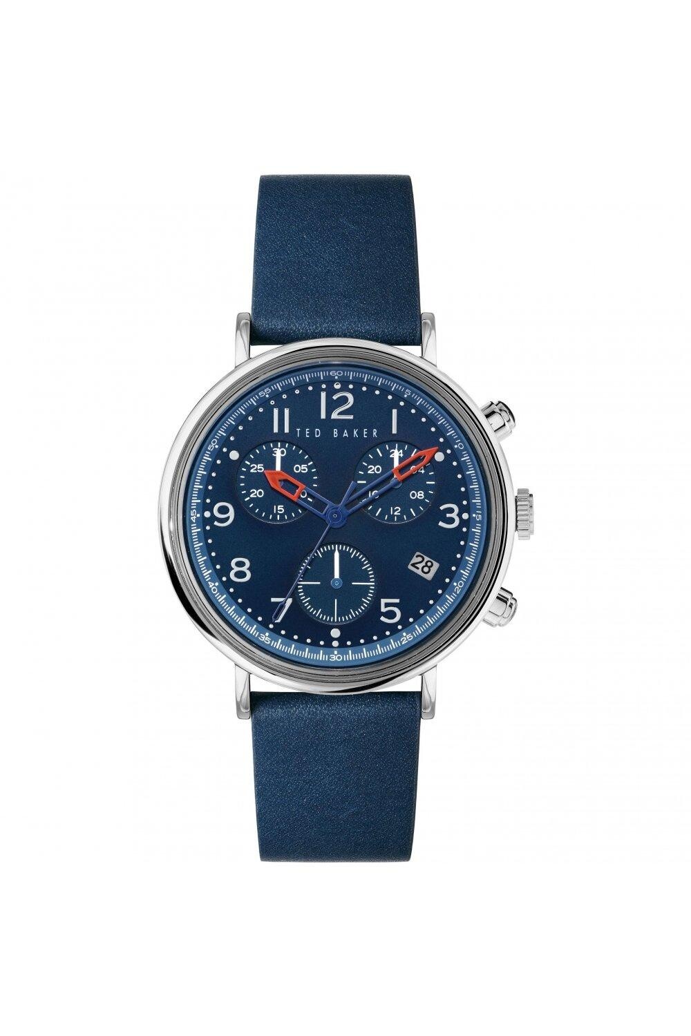 

Модные аналоговые часы Mimosaa Chrono из нержавеющей стали - Bkpmmf127Uo Ted Baker, синий