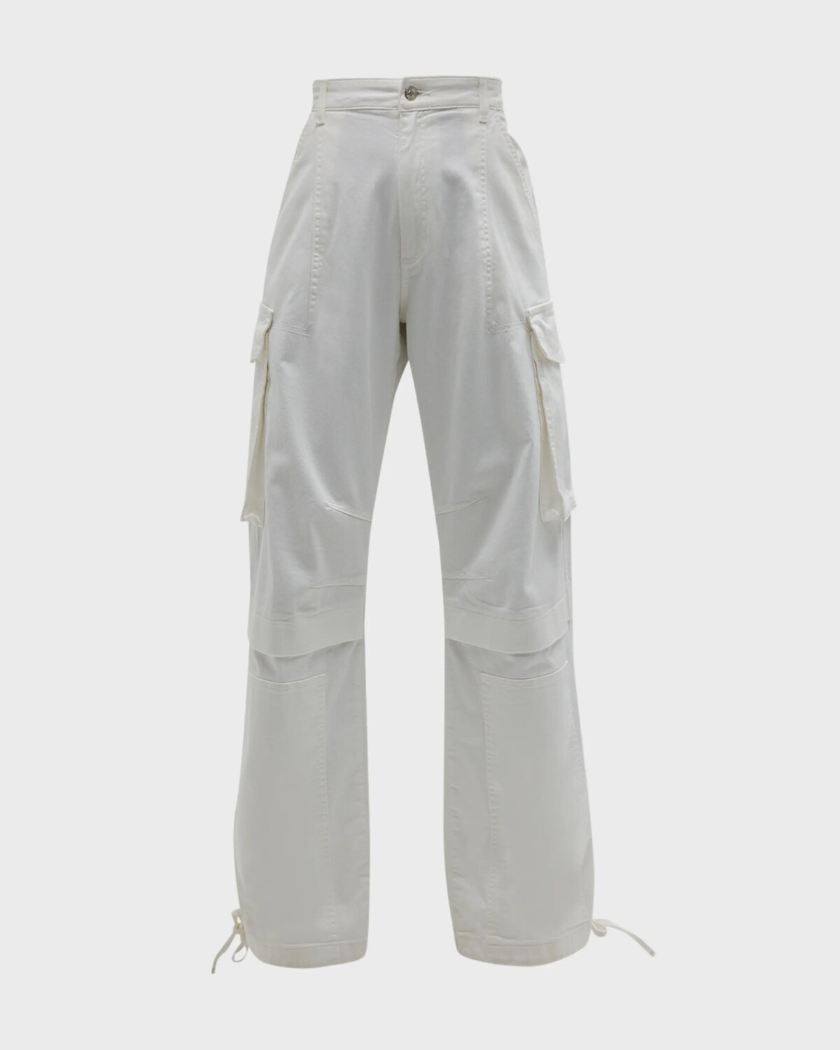 

Широкие брюки-карго Moschino Jeans, белый