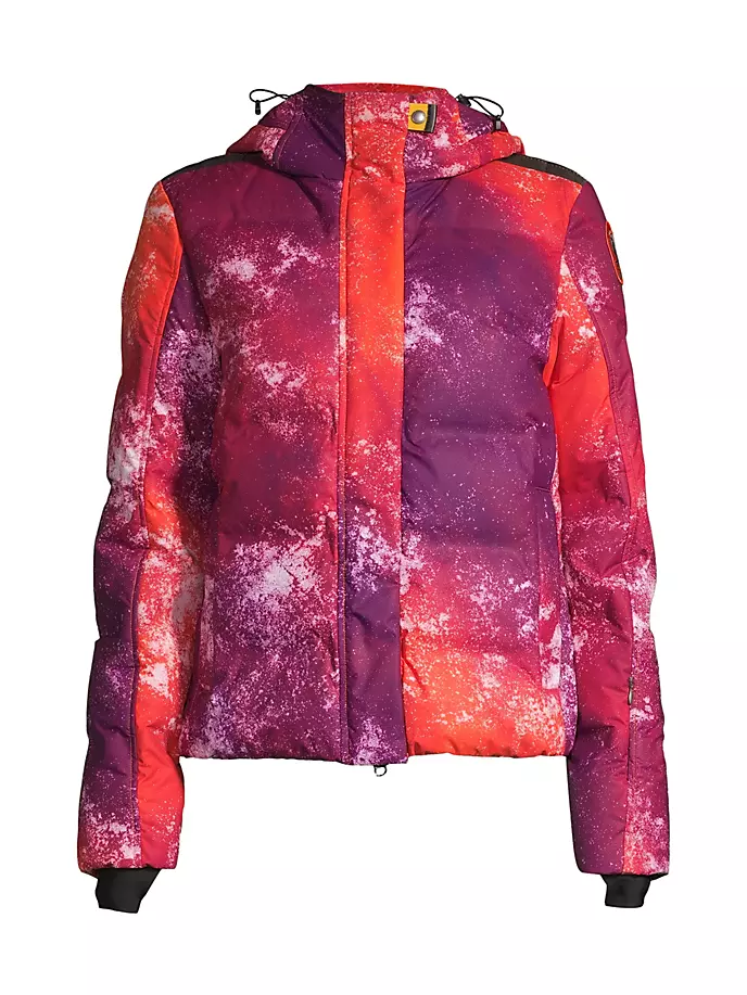 

Лыжная куртка с принтом Berry Parajumpers, цвет carrot snow print