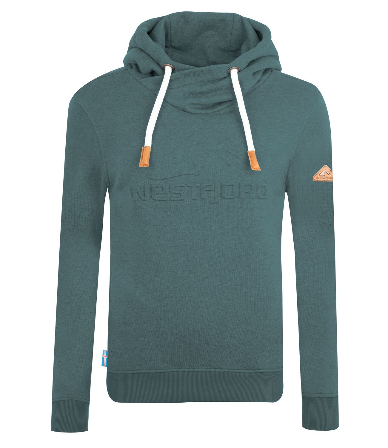 

Толстовка Westfjord Kapuzenpulli Hoodie Askja, цвет Gletschergrün