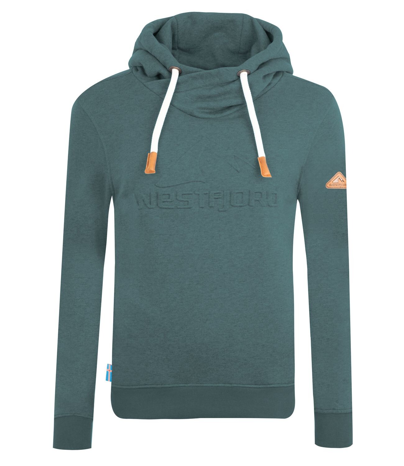 Толстовка Westfjord Kapuzenpulli Hoodie Askja, цвет Gletschergrün