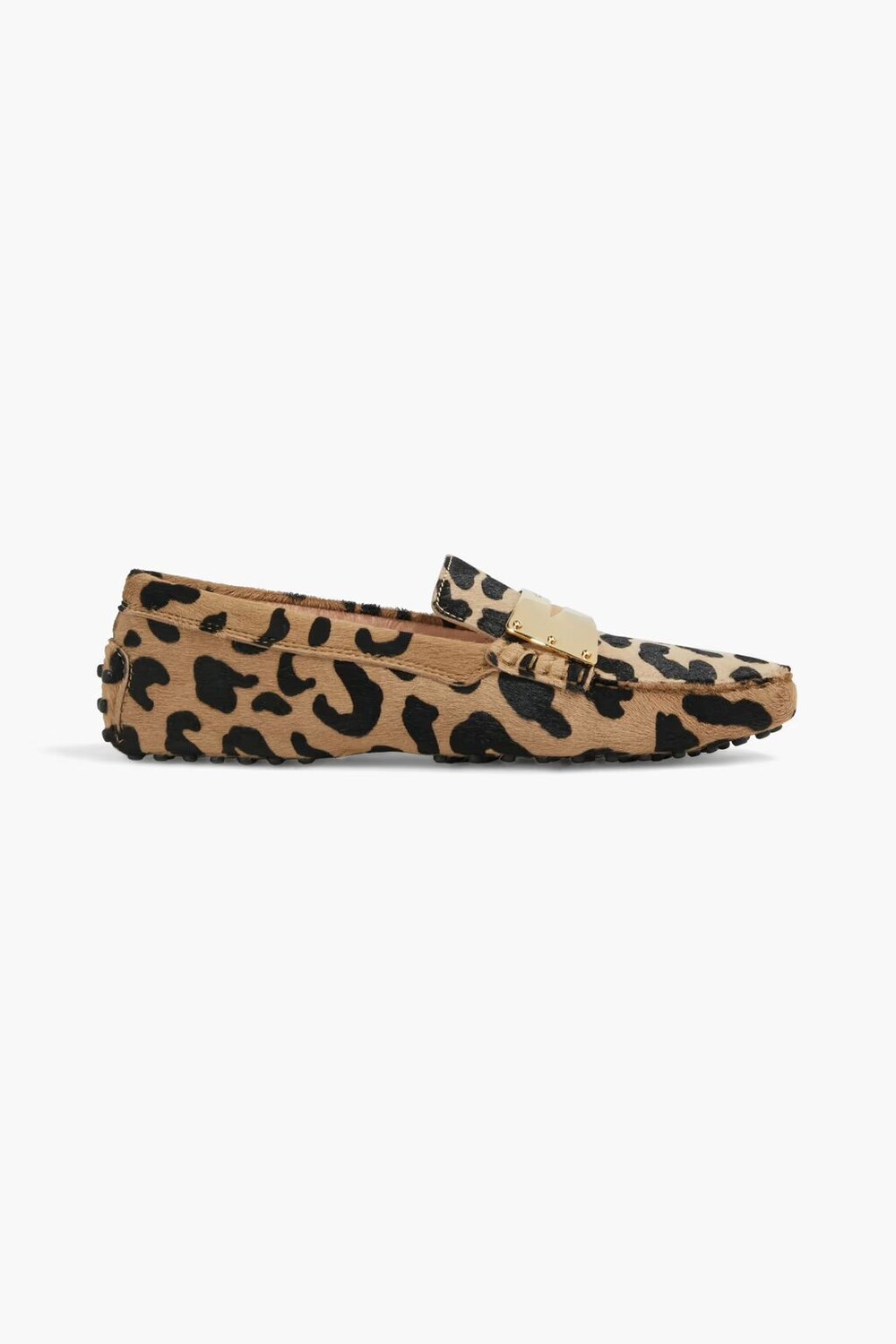 

Лоферы из телячьей шерсти с леопардовым принтом Tod'S, цвет Animal print