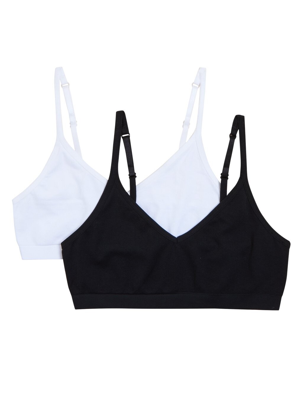 

Бюстье 2Pk Seafree Cropped Marks & Spencer, цвет black/white