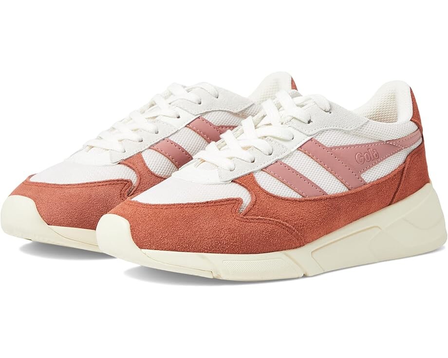 Кроссовки Gola Tempest, цвет Off-White/Orange Spice/Coral Pink