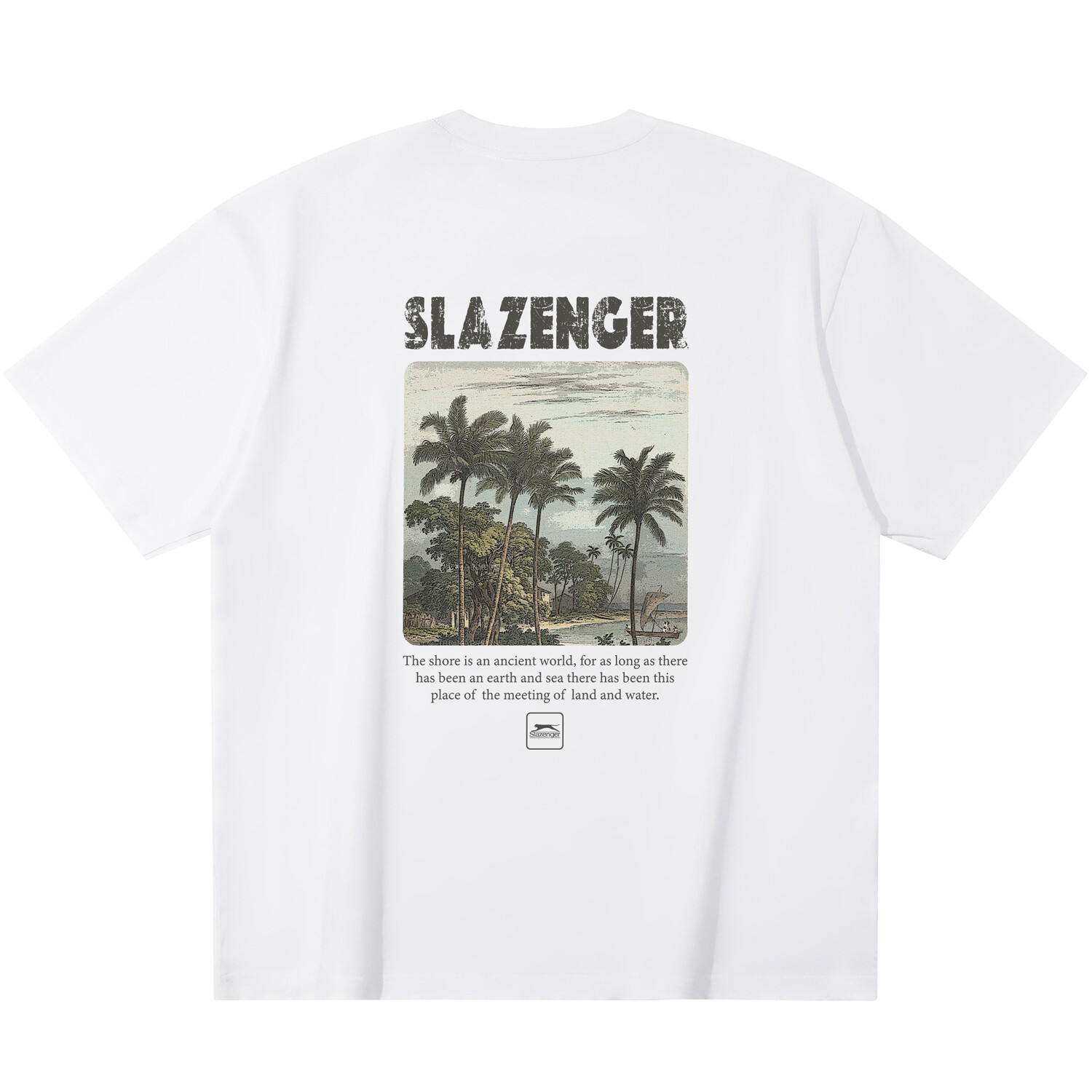 

Футболка унисекс Slazenger, белый