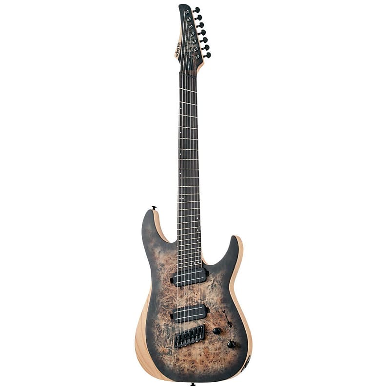 Электрогитара Schecter Reaper-7 Multiscale 7-String Electric Guitar - Satin Charcoal Burst