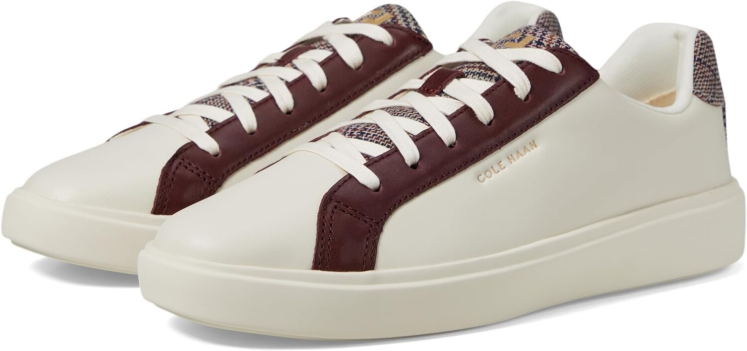

Кроссовки Cole Haan Grand Crosscourt Daily Sneakers, цвет Ivory/Plaid Textile/Ivory