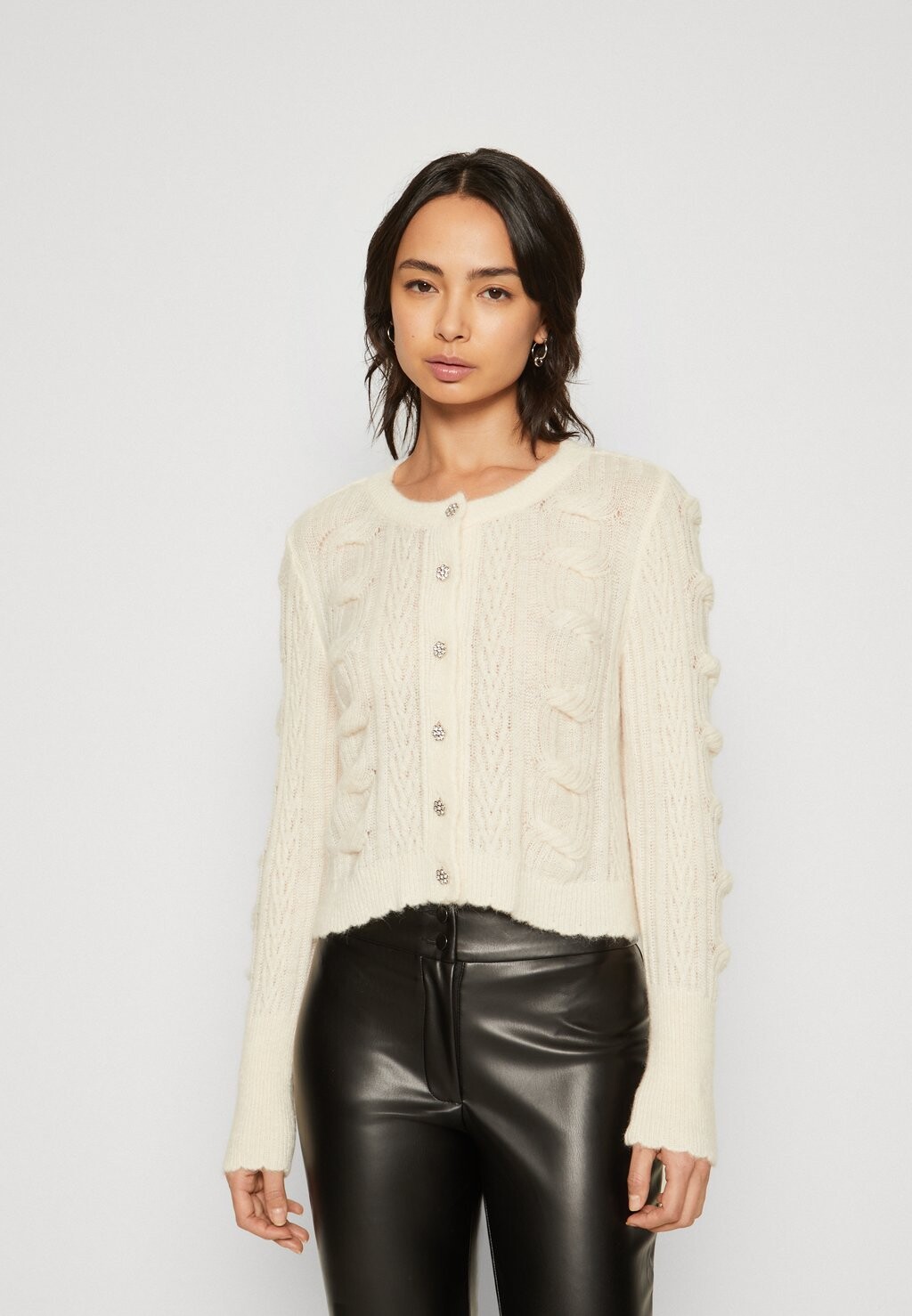 

Кардиган Onldarling Cardigan ONLY Petite, цвет whitecap gray