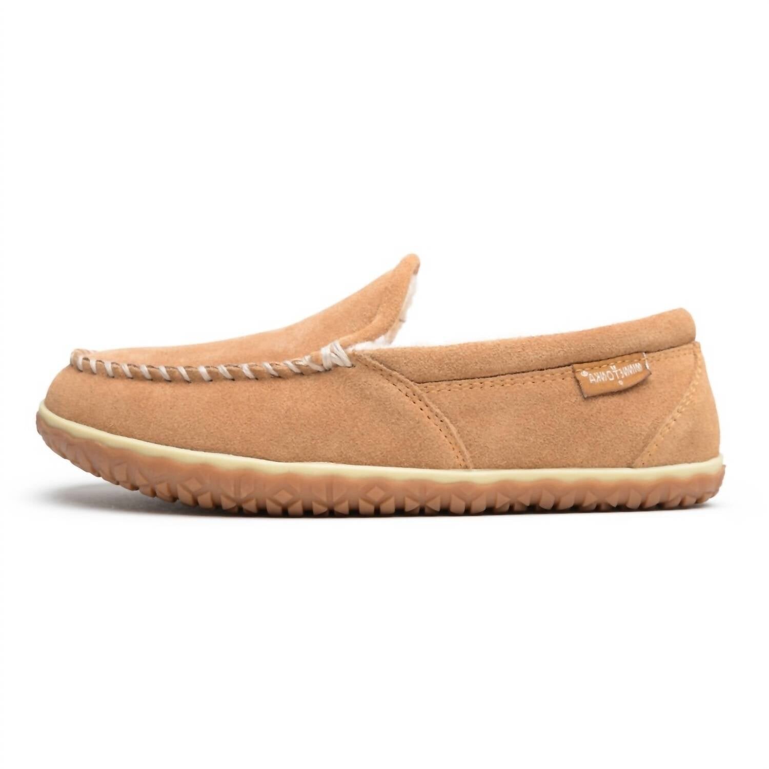 

Замшевые тапочки-мокасины Tilden цвета корицы Minnetonka
