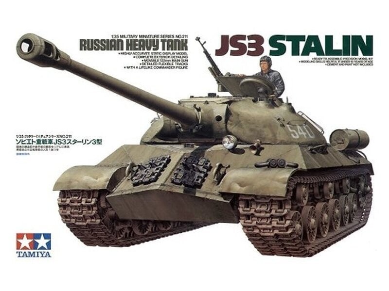 

Tamiya 35211 Русский тяжелый танк ИС3 Сталин 1/35 Inna marka