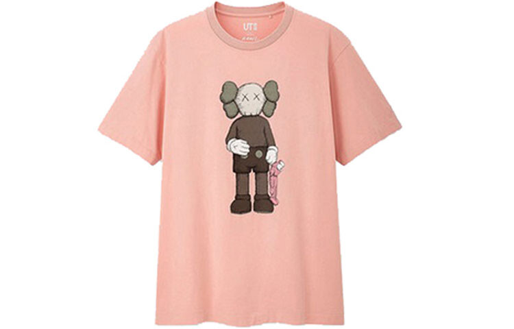 

Uniqlo x Kaws (UT) Серая футболка с принтом KAWS 19сс
