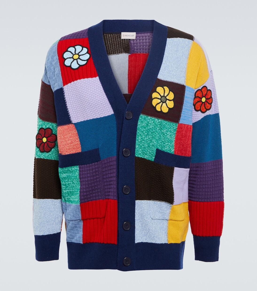 

1 кардиган moncler jw anderson из шерсти и кашемира Moncler Genius, мультиколор