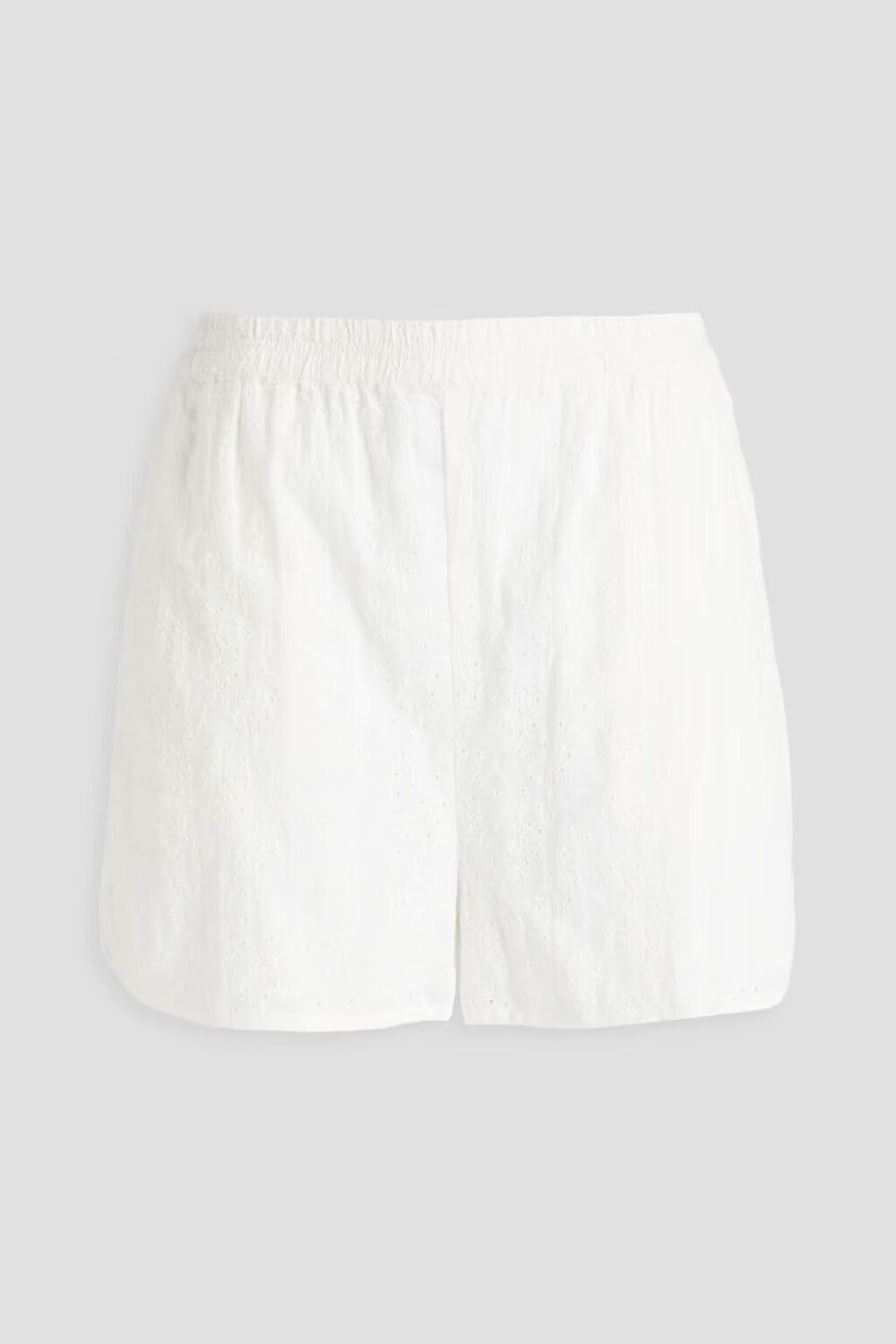 

Хлопковые шорты April с английской вышивкой Rag & Bone, белый