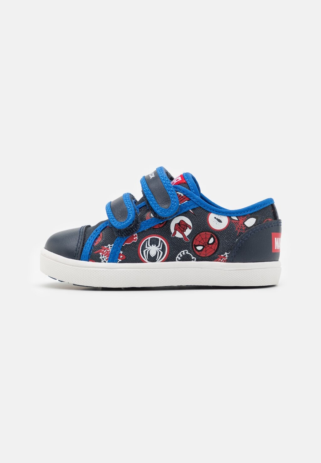 Кроссовки низкие MARVEL SPIDERMAN BOY Geox, цвет navy/royal кроссовки низкие alben boy geox цвет grey navy