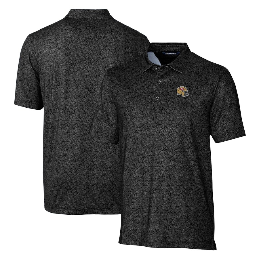 

Поло с коротким рукавом Cutter & Buck San Francisco 49Ers, черный