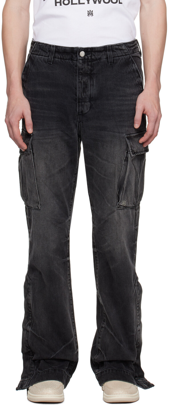 

Серые джинсы карго M65 AMIRI