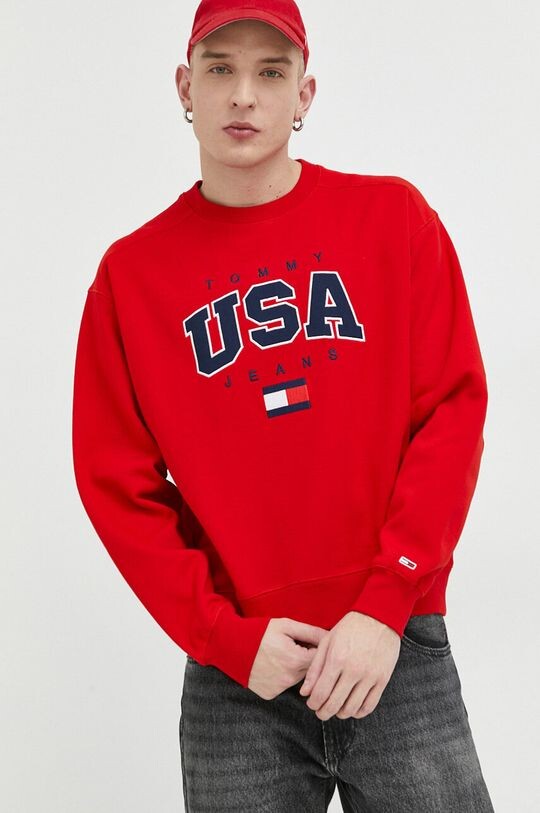 

Фуфайка Tommy Jeans, красный