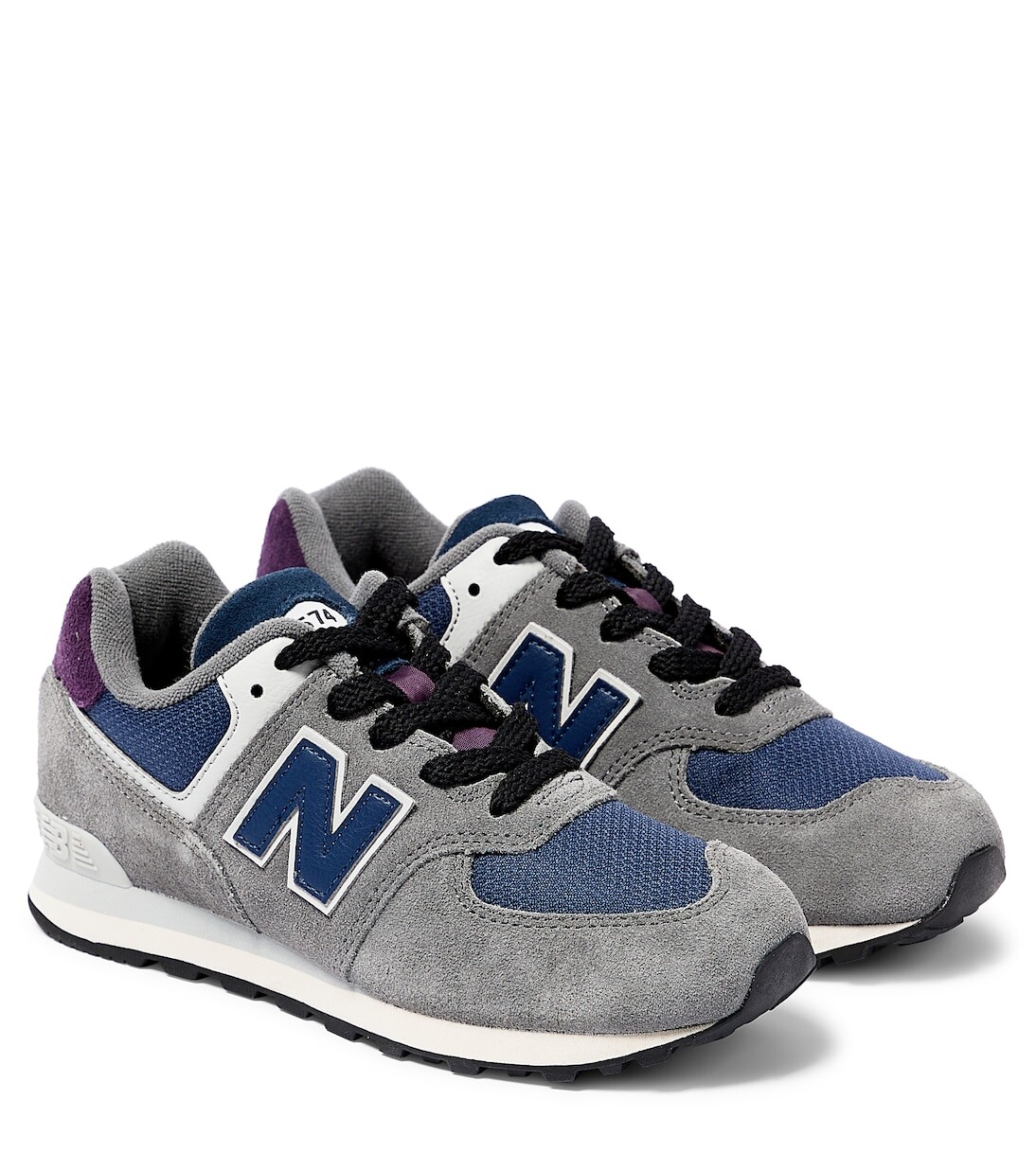 Кроссовки 574 замшевые New Balance Kids, мультиколор