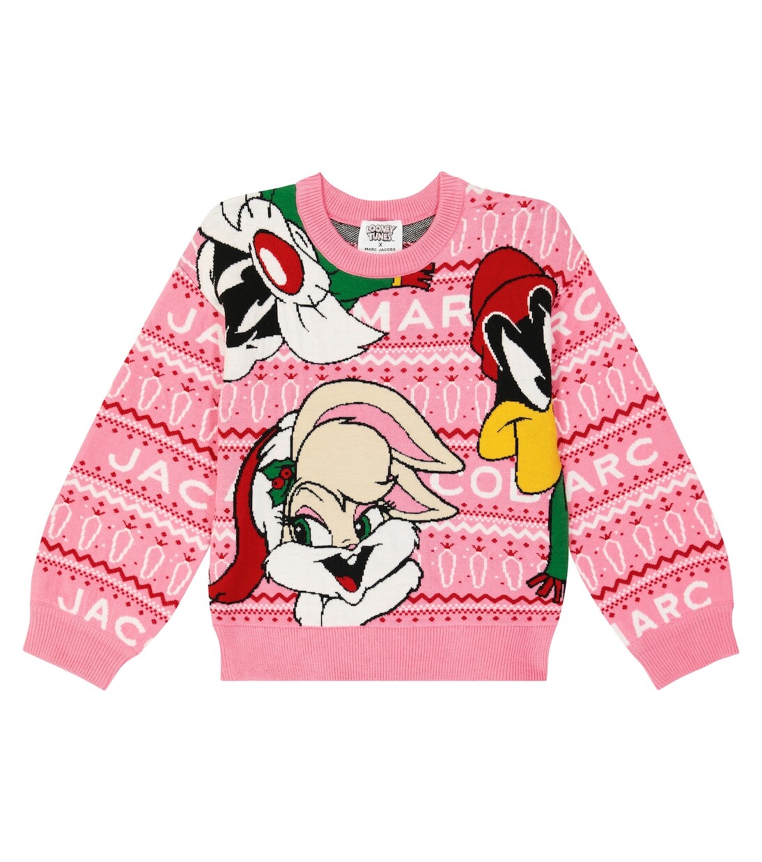 

Вязаный свитер x looney tunes Marc Jacobs Kids, мультиколор