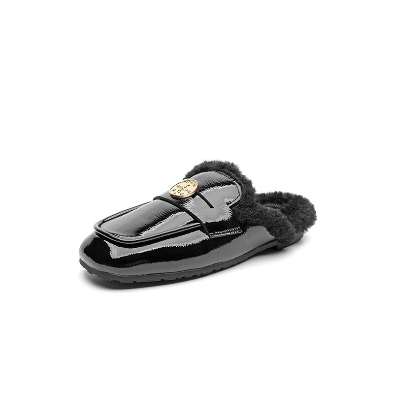 

Мюли женские с закрытым носком женские Moon Buds, цвет Velvet black 01T