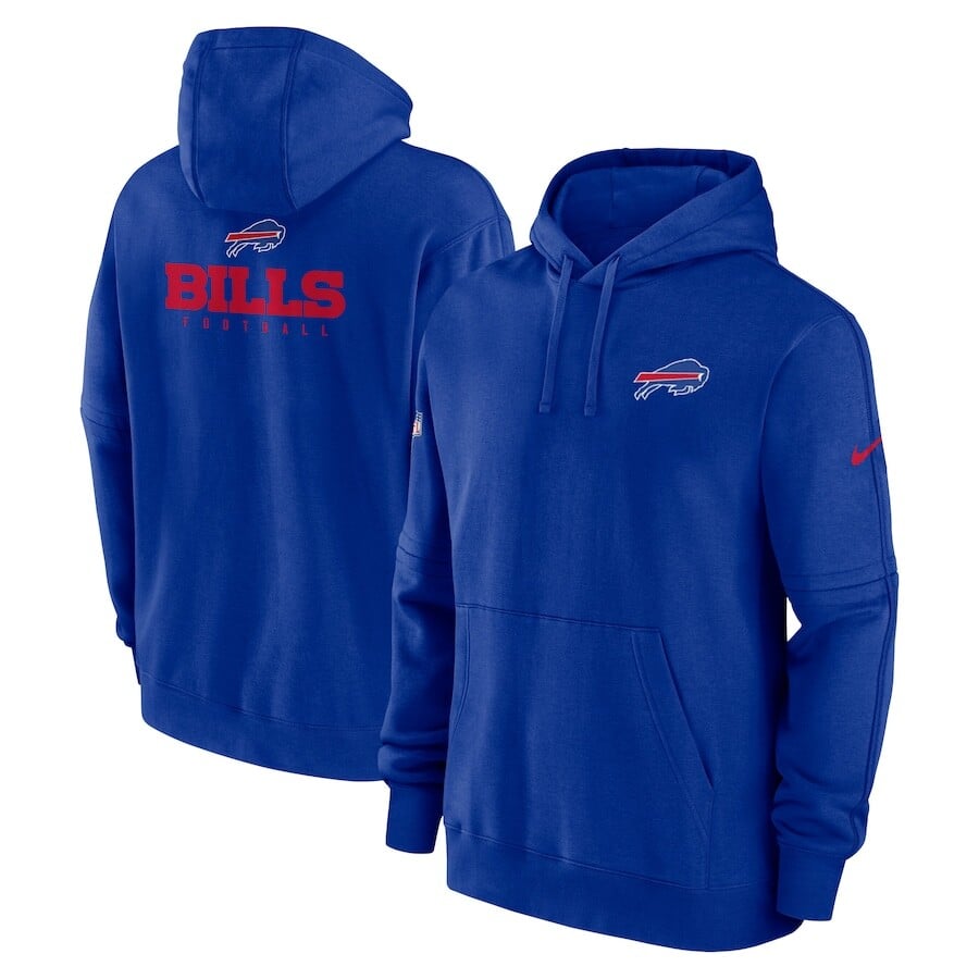 

Пуловер с капюшоном Nike Buffalo Bills, роял