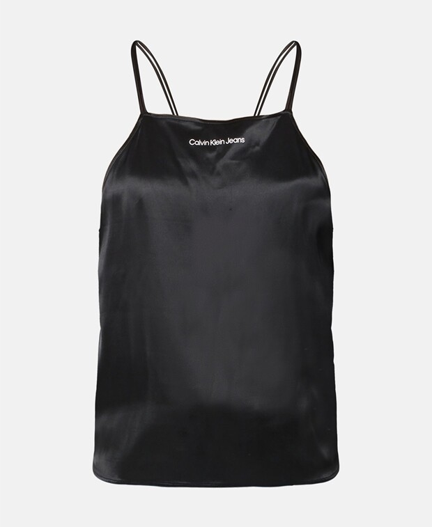 

Топ на тонких бретельках Calvin Klein, черный