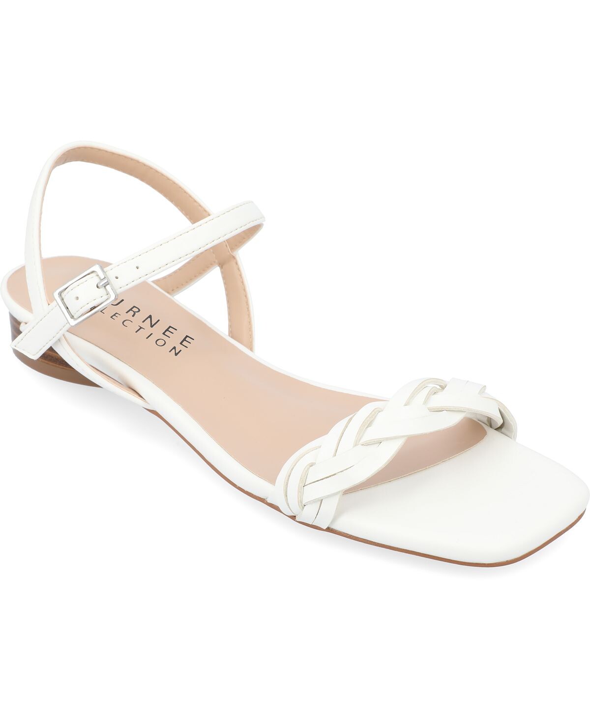

Женские плетеные сандалии Verity Journee Collection, белый
