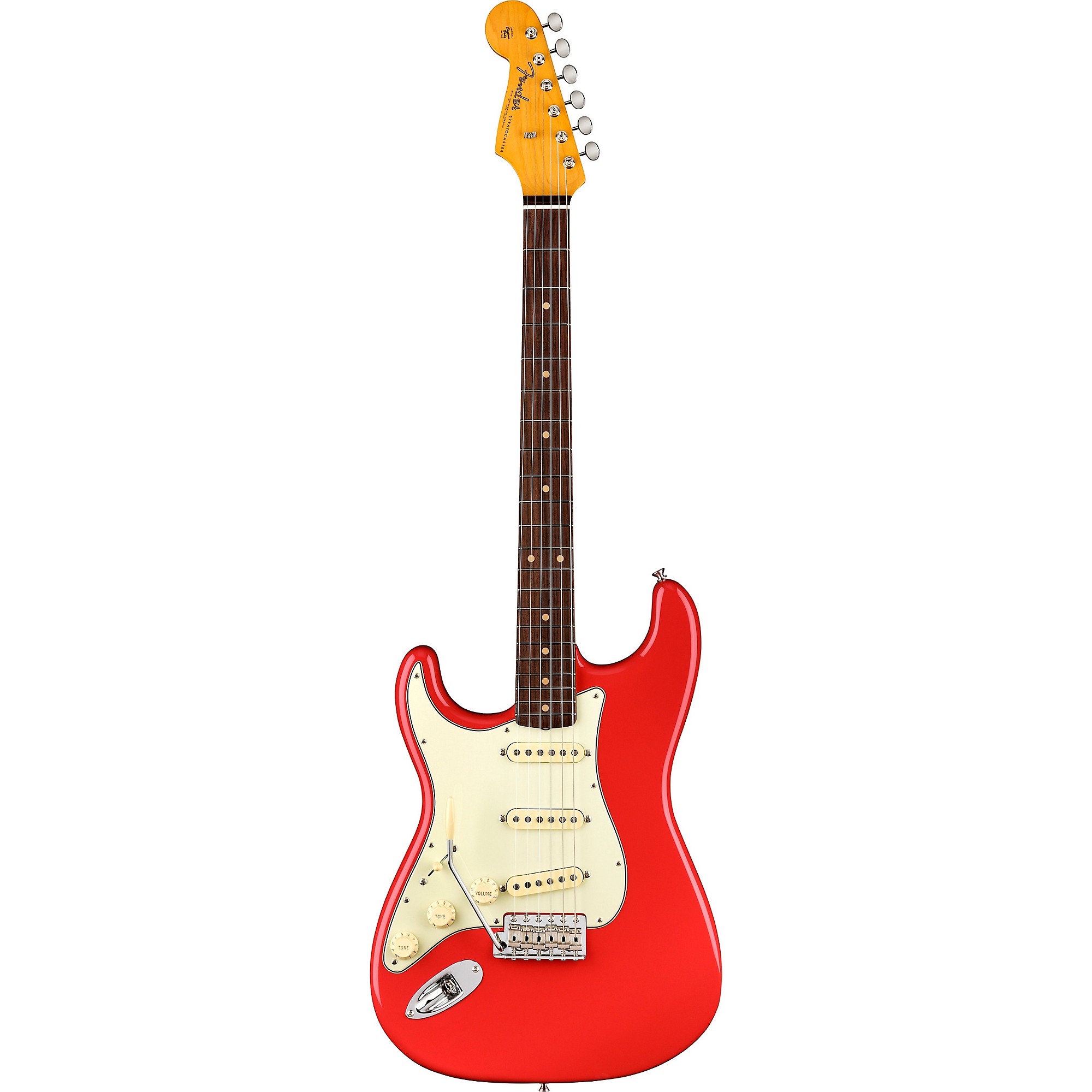 Электрогитара Fender American Vintage II 1961 Stratocaster левосторонняя Fiesta Red электрогитара fender american vintage ii 1961 stratocaster left handed fiesta red