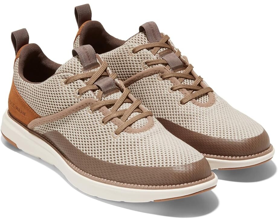 

Кроссовки Cole Haan Grand Atlantic Sneaker, цвет Silver Lining/Acorn/Ivory