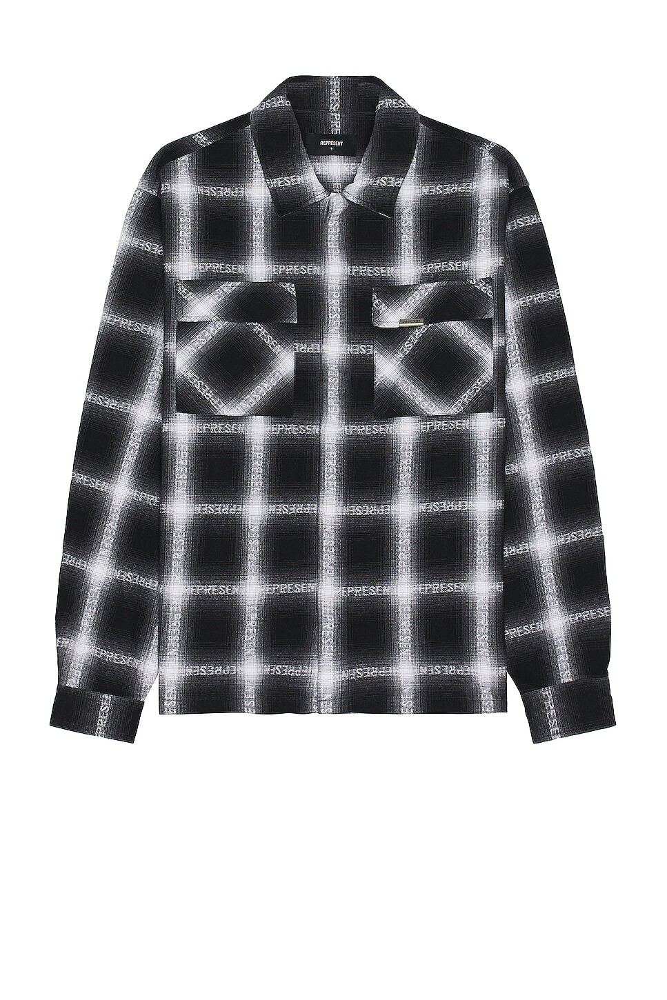 

Рубашка REPRESENT Flannel, цвет Black/white