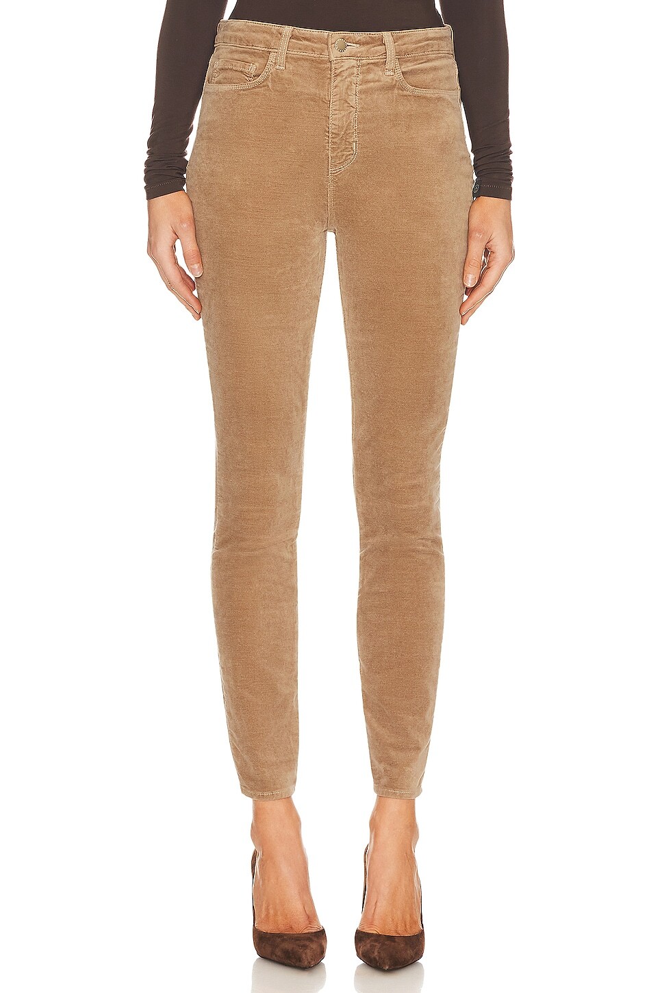 

Брюки L'AGENCE Monique Ultra Skinny, цвет Dark Cappuccino