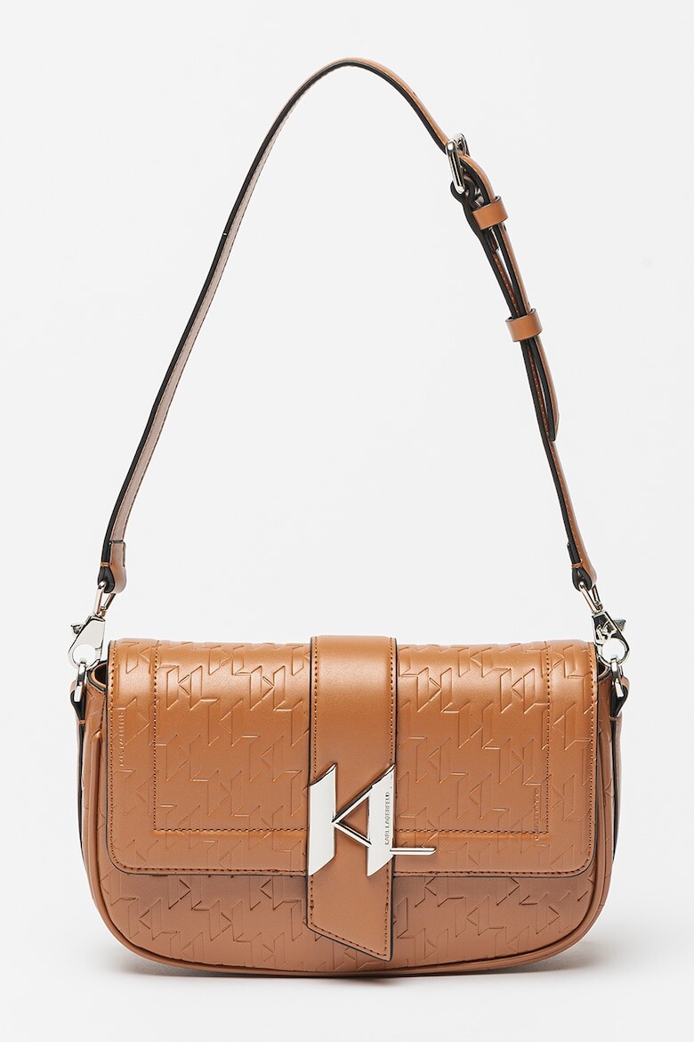 

Сумка K/Saddle из экокожи Karl Lagerfeld, коричневый