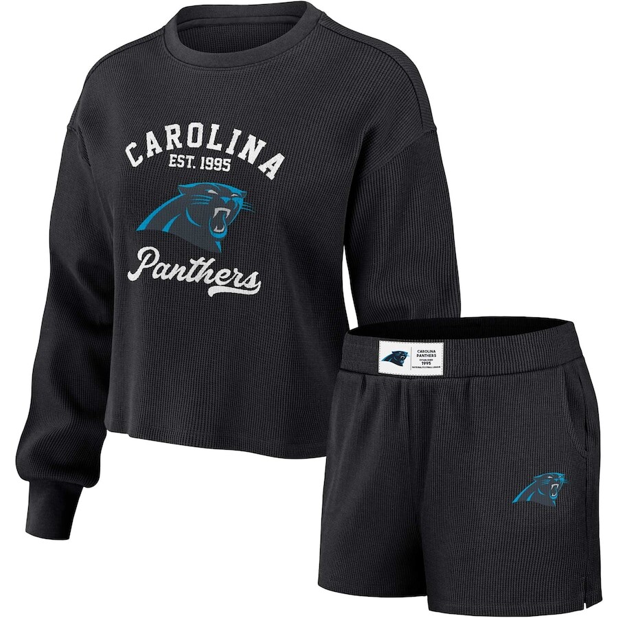 

Пижамный комплект WEAR by Erin Andrews Carolina Panthers, черный
