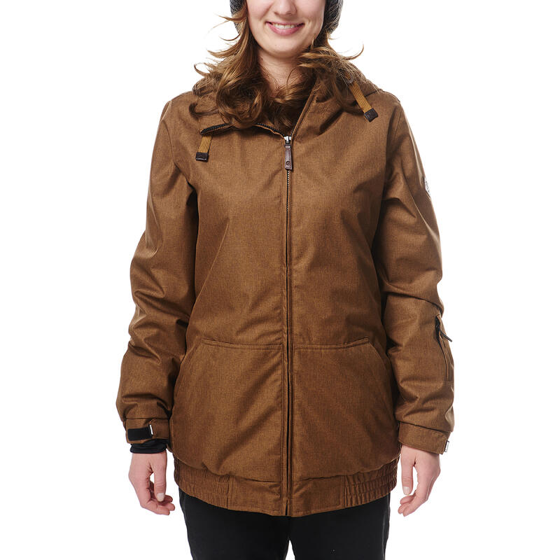 Куртка для лыж/сноуборда женская - резина BLOOM Light Board Corp, цвет gruen