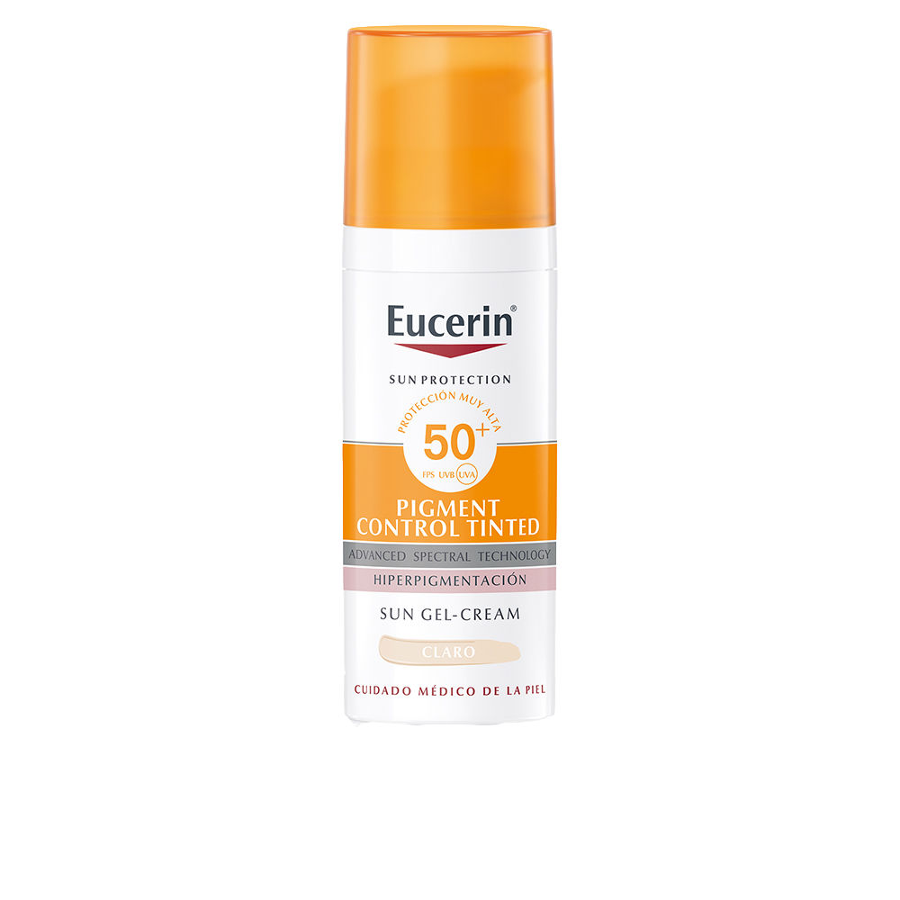 Крем против пятен Sun Protection Pigment Control Fluido Con Color Spf50+ Eucerin, 50 мл