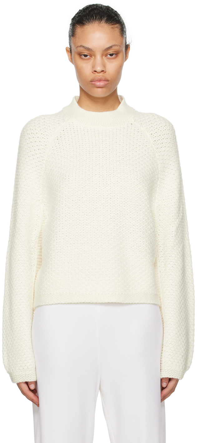 Кашемировый свитер белого цвета Arch4