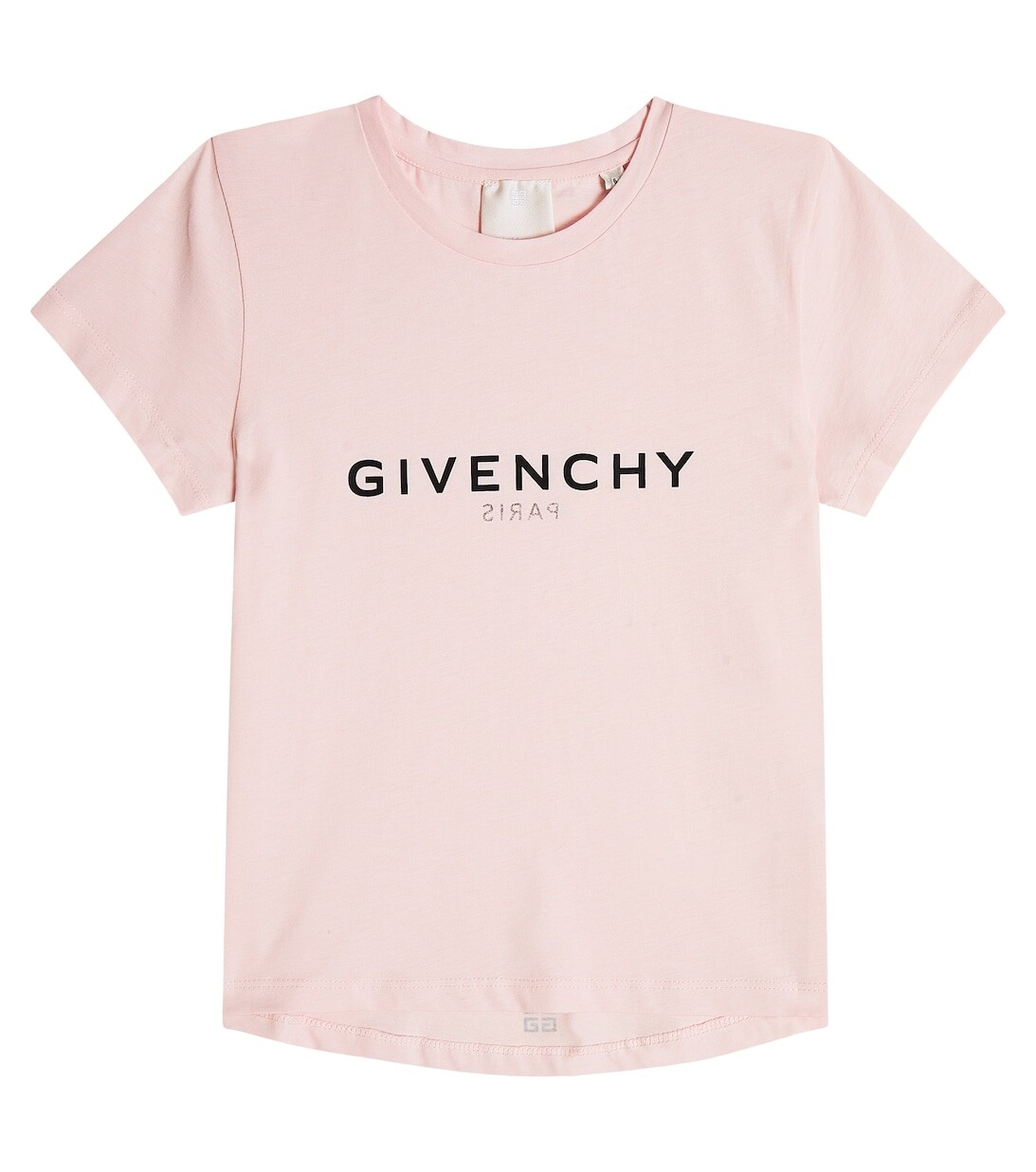 

Футболка из хлопкового джерси Givenchy Kids, розовый