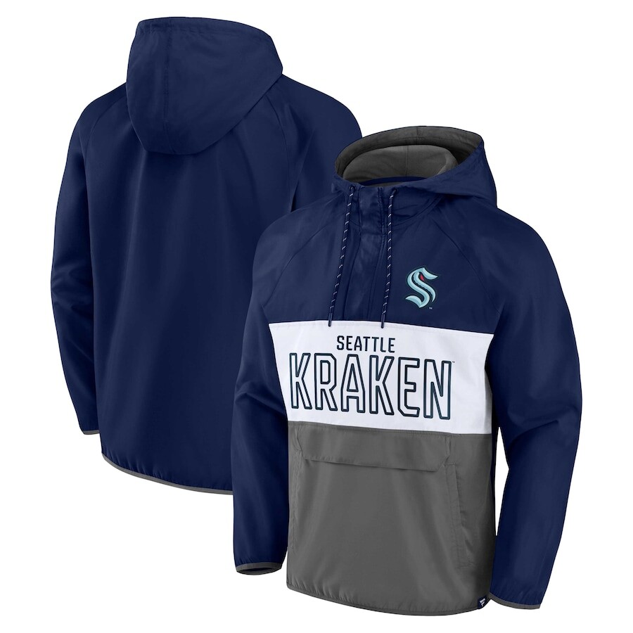 

Куртка Fanatics Branded Seattle Kraken, синий