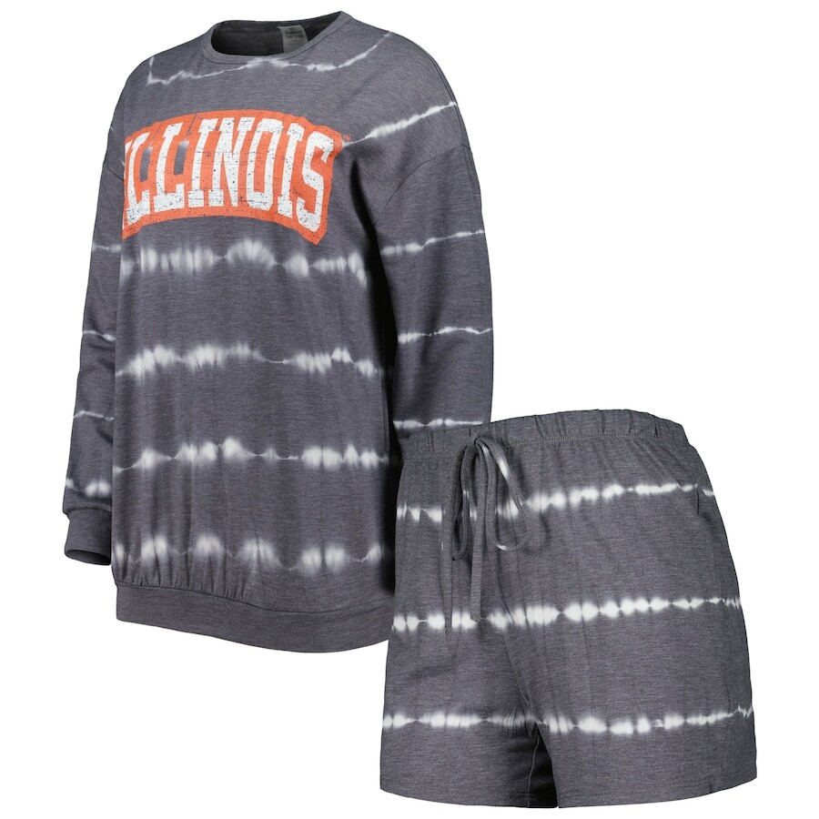 

Пижамный комплект Gameday Couture Illinois Fighting Illini, серый