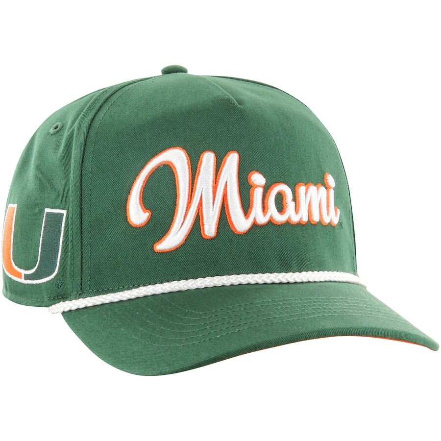 

Бейсболка 47 Miami Hurricanes, зеленый